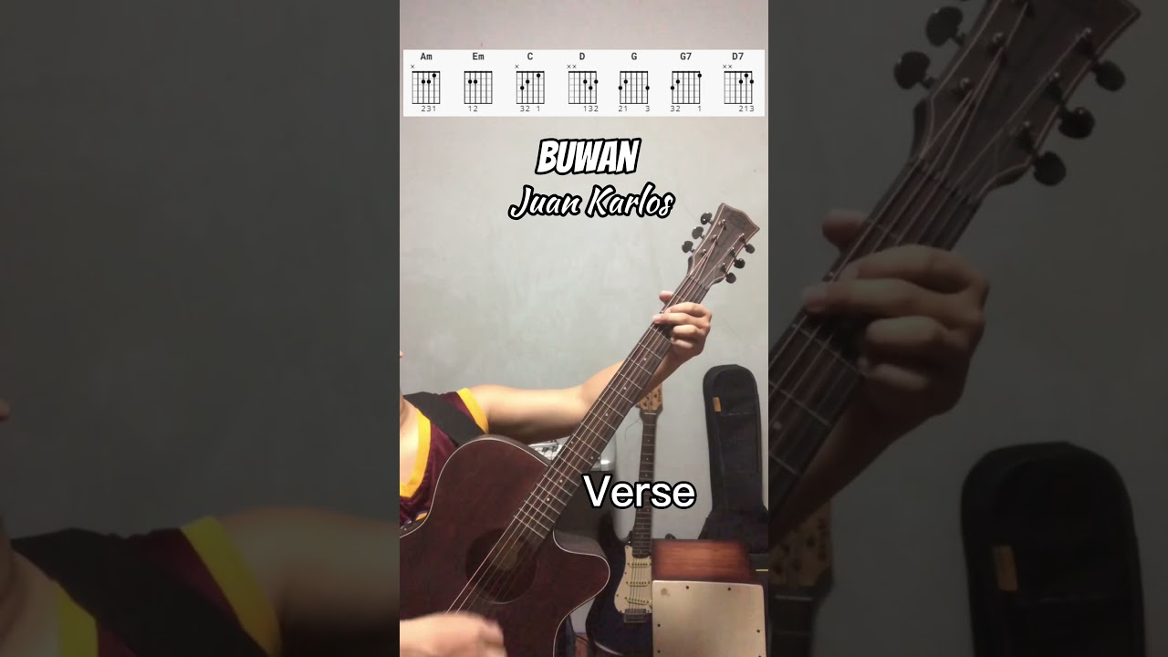 Buwan by Juan Karlos Guitar Tutorial! #guitarchords #guitar #guitartutorial #guitarcover #opm #buwan