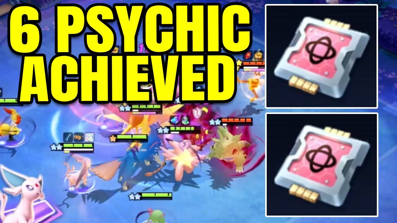 6 PSYCHIC breaks the Newest Official POKEMON Game