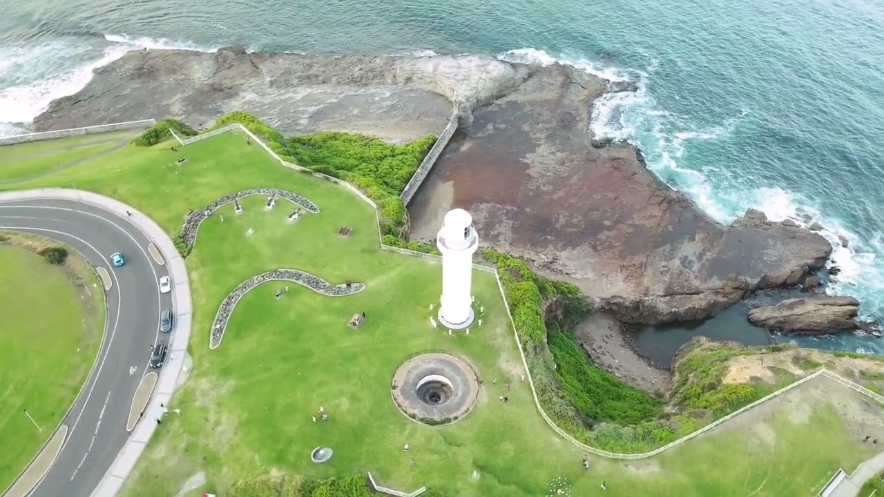 Flagstaff Point lighthouse, Wollongong head, New South Wales, Australia