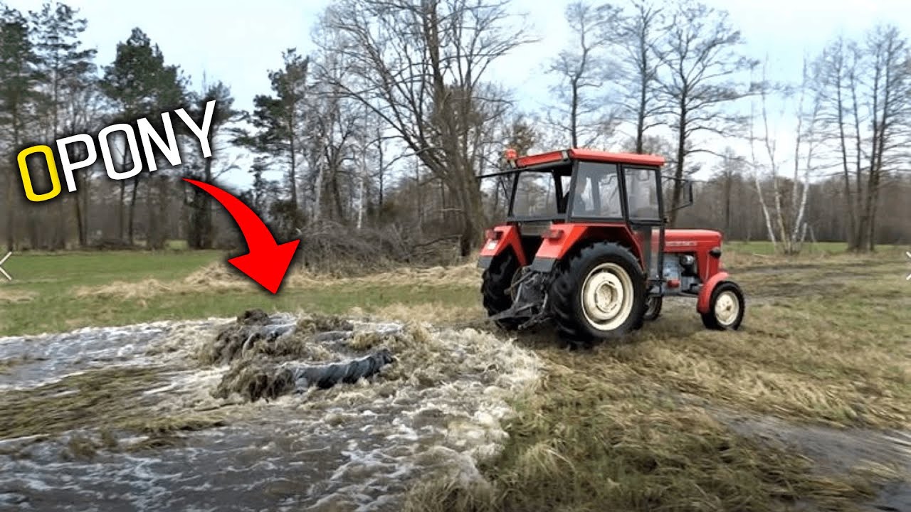 Mokre włókowanie łąk 2021 ☆ Włóka z opon ?! ☆🤩 Ursus na pełnej 🤩