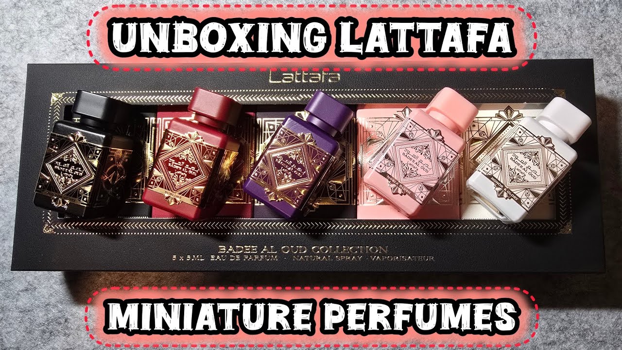UNBOXING LATTAFA MINIATURE PERFUMES