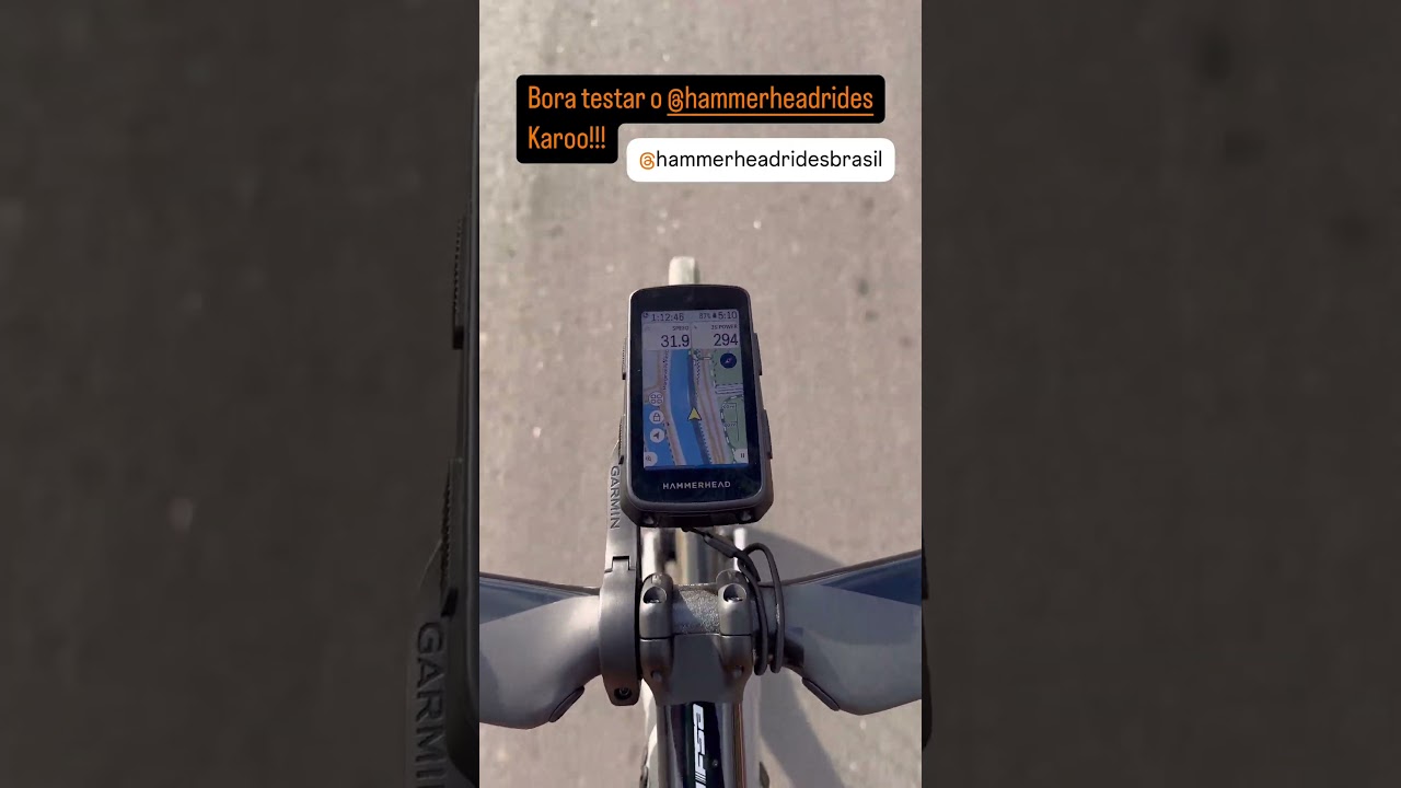 Bora testar o novo @Hammerhead  Karoo!