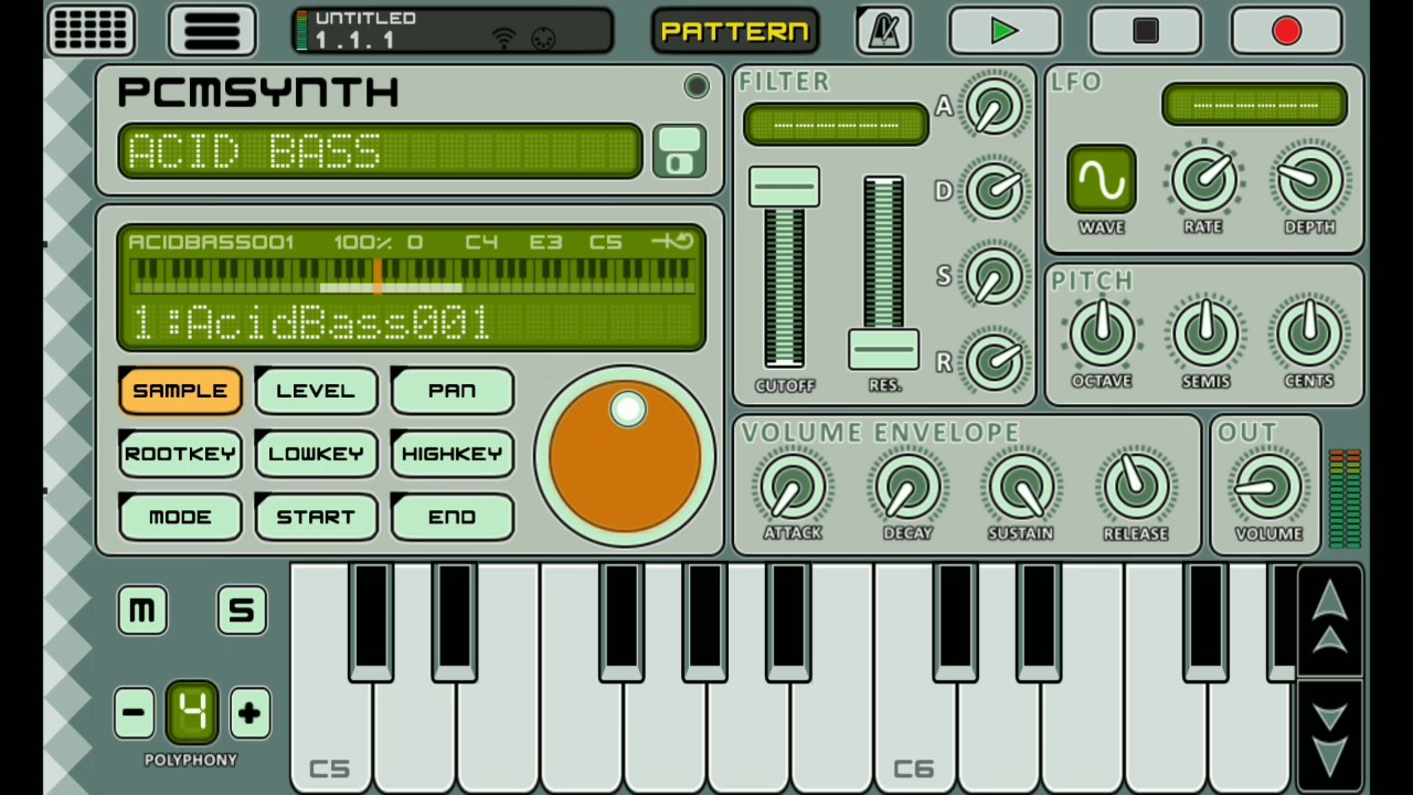 Como usar PCMSYNTH de CAUSTIC 3 (PART 1)