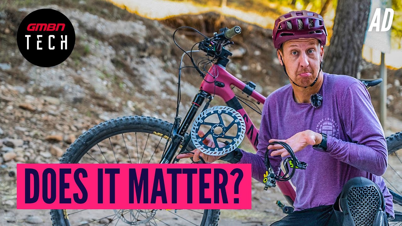 Does Braking Power Matter On Mountain Bikes? | GMBN Tech Does Science