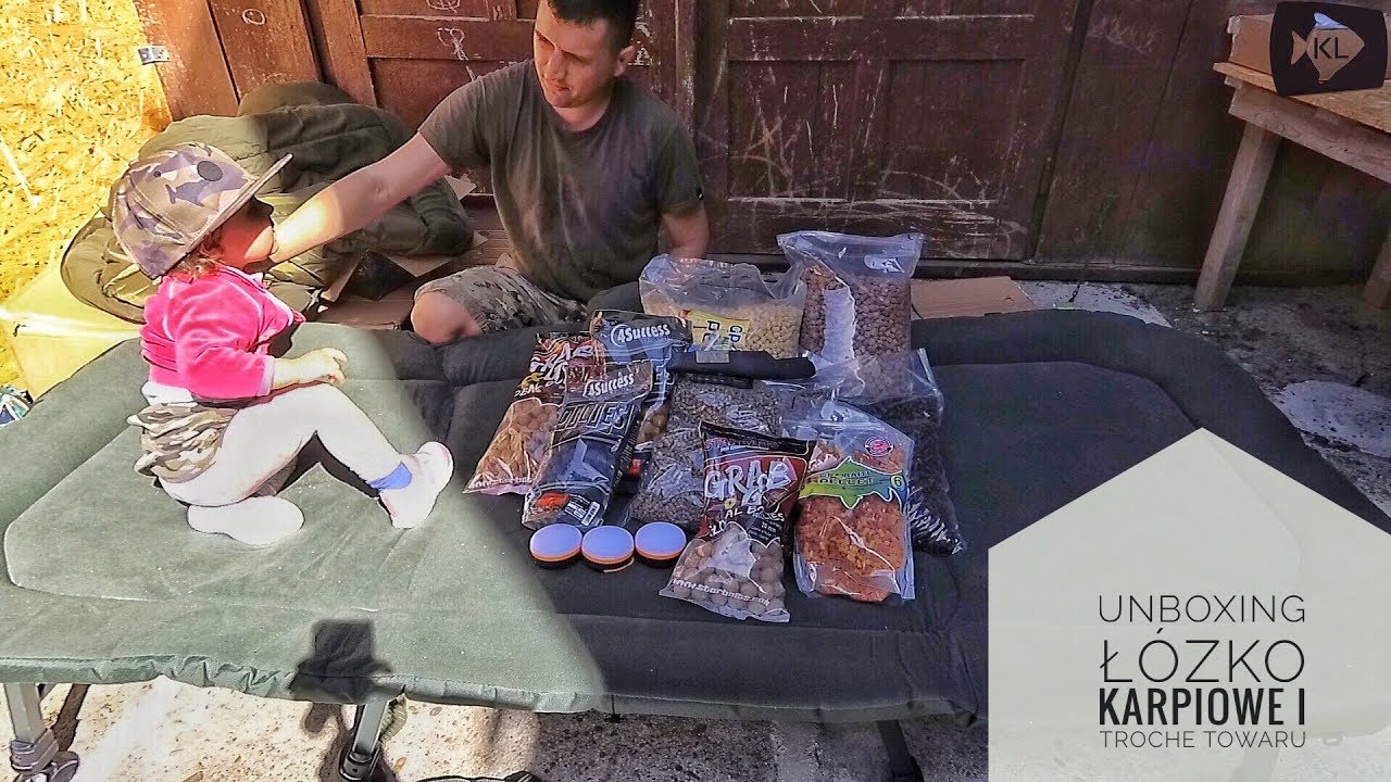 Unboxing Łóżko karpiowe KOGHA i trochę towaru
