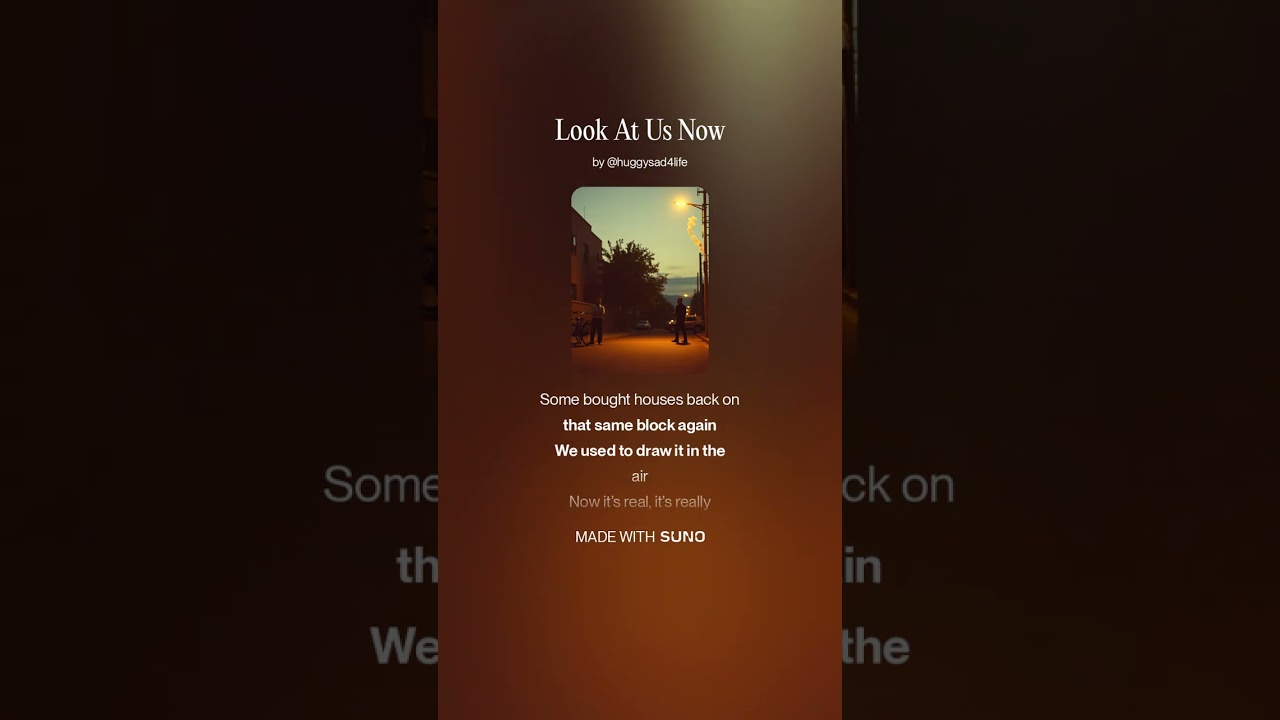 Look At Us Now#aimusic #sunoai #song