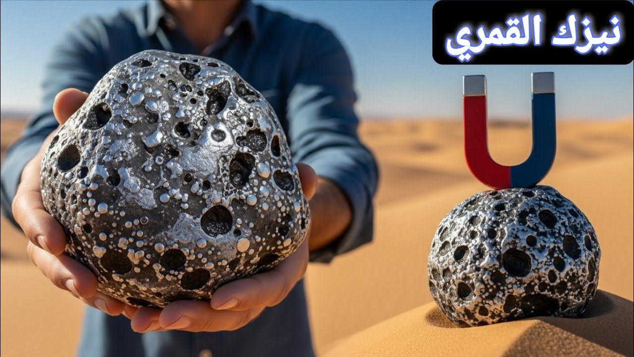 هل النيزك القمري يجذب المغناطيس؟ النتيجة غير متوقعة!