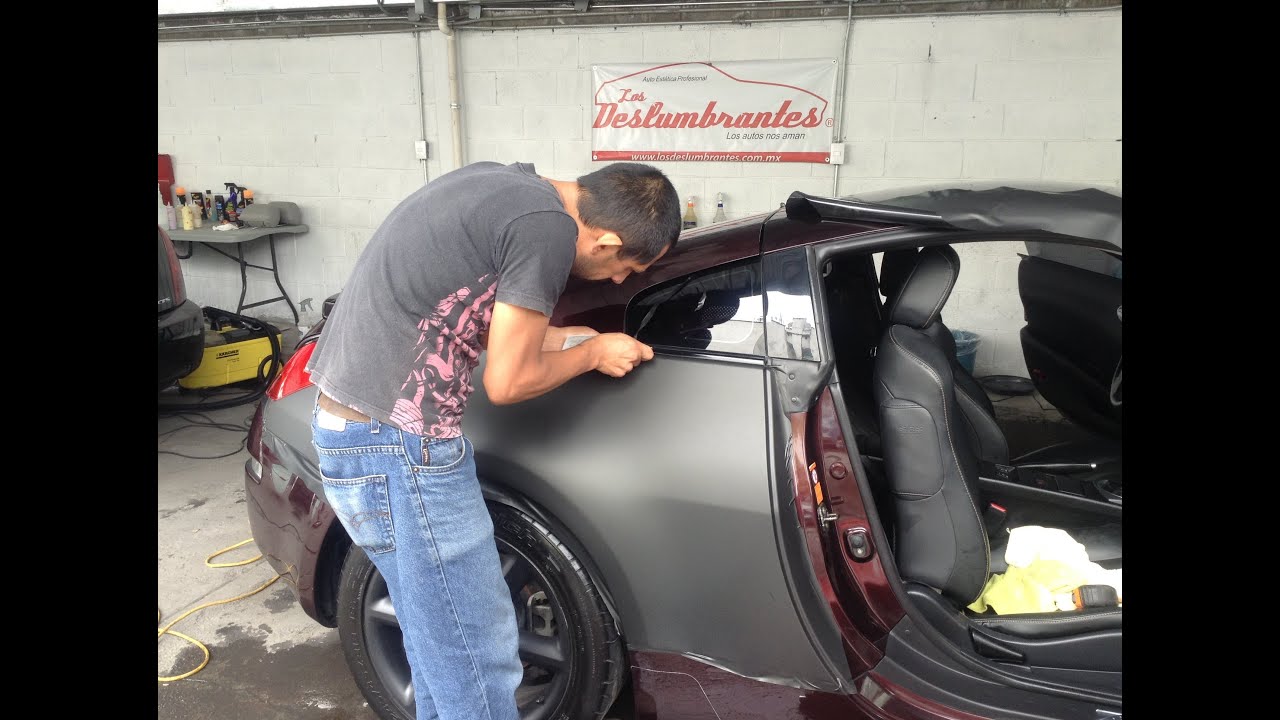 Tutorial: Cómo Poner Vinil en un Automóvil... Nissan 350Z