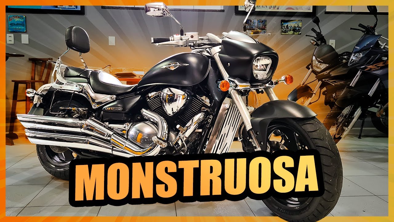A MOTO CUSTOM QUE FOI ESQUECIDA MAS É UMA DAS MELHORES DO BRASIL *SUZUKI BOULEVARD M1500*