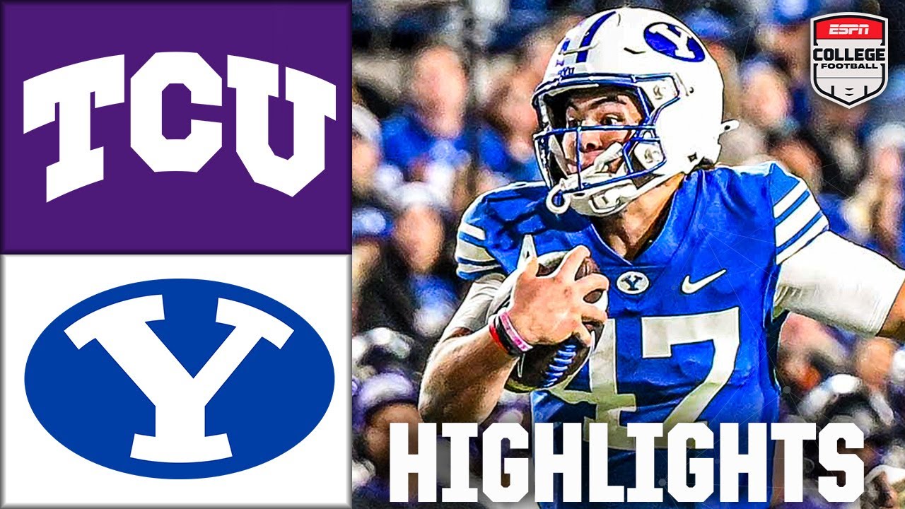 TCU Horned Frogs против BYU Cougars | Полные обзоры матча | ESPN College Football