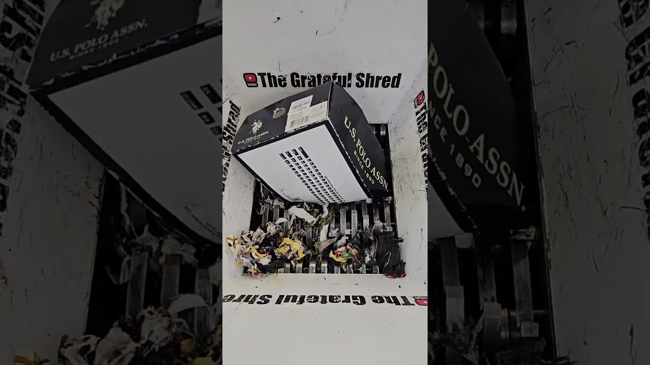 Shredding purses, ties, belts #shortsfeed #satisfying #asmr