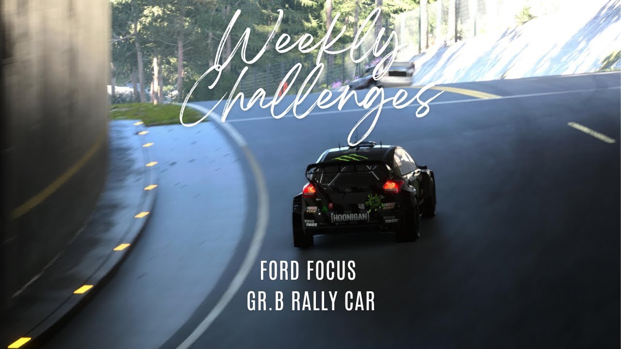 Gran Turismo 7 - Ford Focus Gr.B Rally Car (Trial Mountain)  - Hood Cam (PS5 HD)