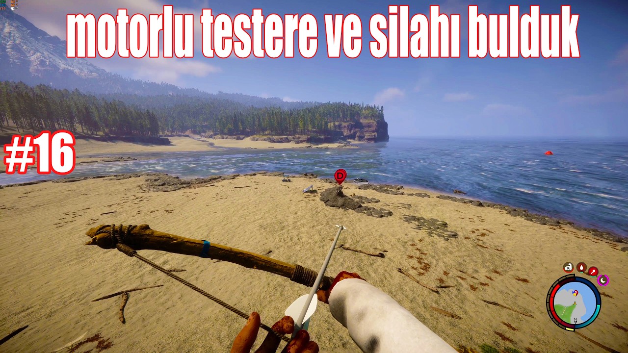 Sons of The Forest bölüm 16 4k hd motorlu testere silah 3d yazıcı ve anahtarkartı bulduk