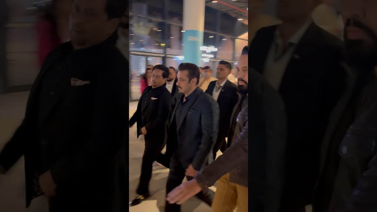 Salman Khan entry back stage IIFA Awards 2023 Yas Island Abu Dhabi (original)