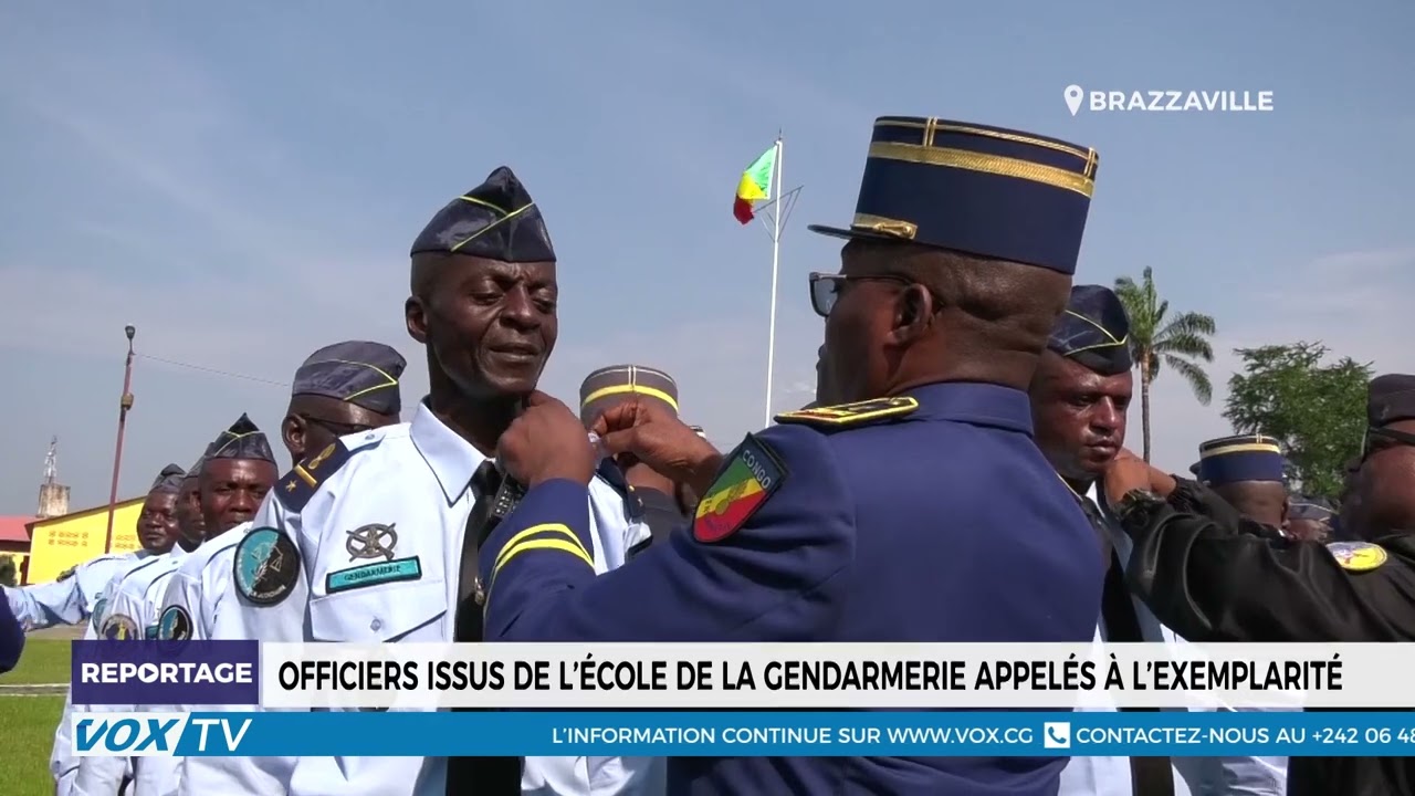Officiers issus de l’école de la gendarmerie appelés à l’exemplarité