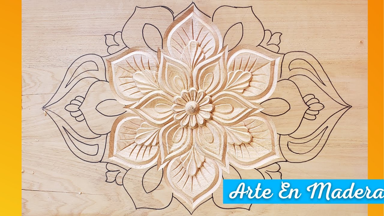 Tallado de cuadro en madera utilizando la técnica Mandala Ep 2