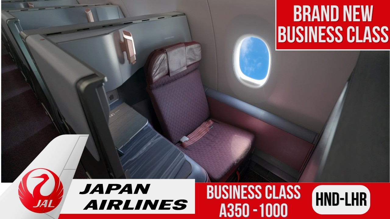 Japan Airlines NEW Business Class A350-1000 Review &middot; Tokyo - London