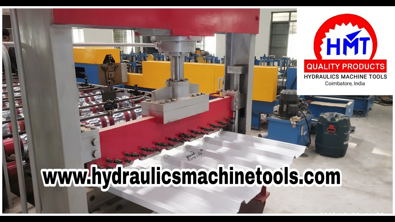 Automatic Roofing Sheet Roll Forming Machine | Best Manufacturer in Coimbatore, Tamilnadu, India