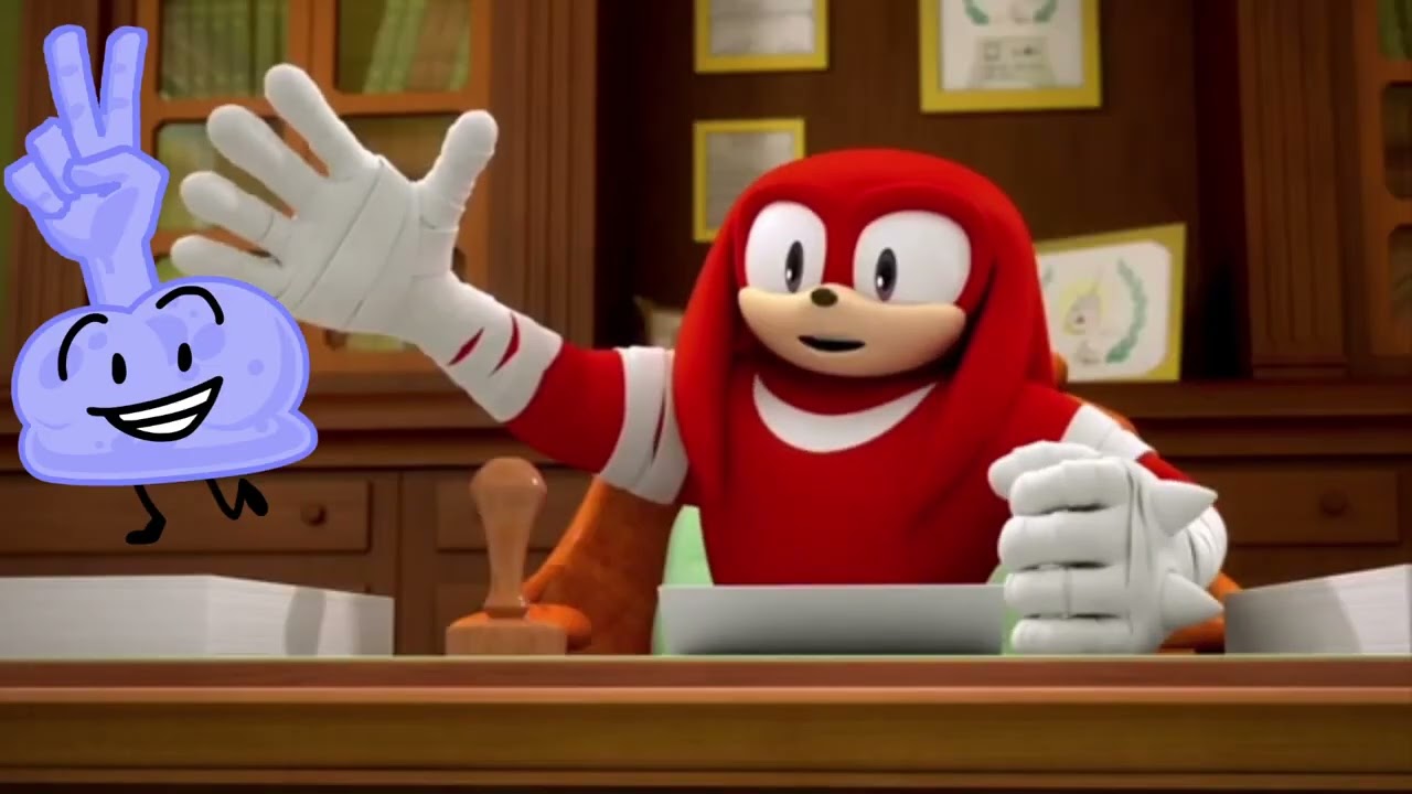 Knuckles Approves BFDI Characters (Part 1/4)