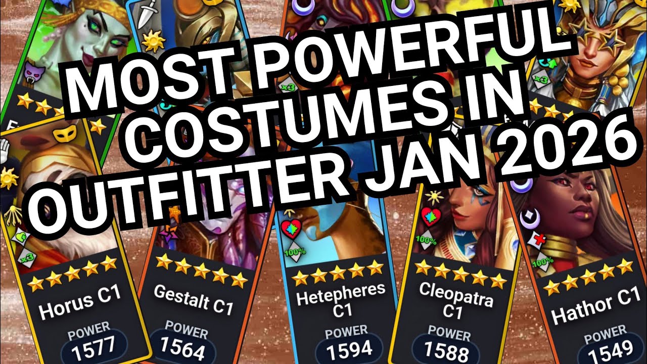 The Most POWERFUL Costumes Available In Visiting Outfitter! January 2026! Empires And Puzzles