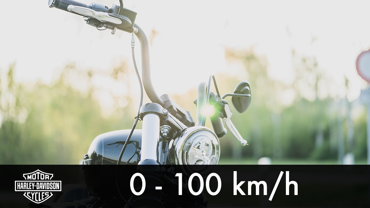 0-100 km/h (0-60 mph) Speed Test Harley Davidson Softail Street Bob 2020