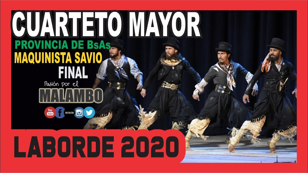Laborde 2020 CUARTETO MAYOR Sub Campeones 