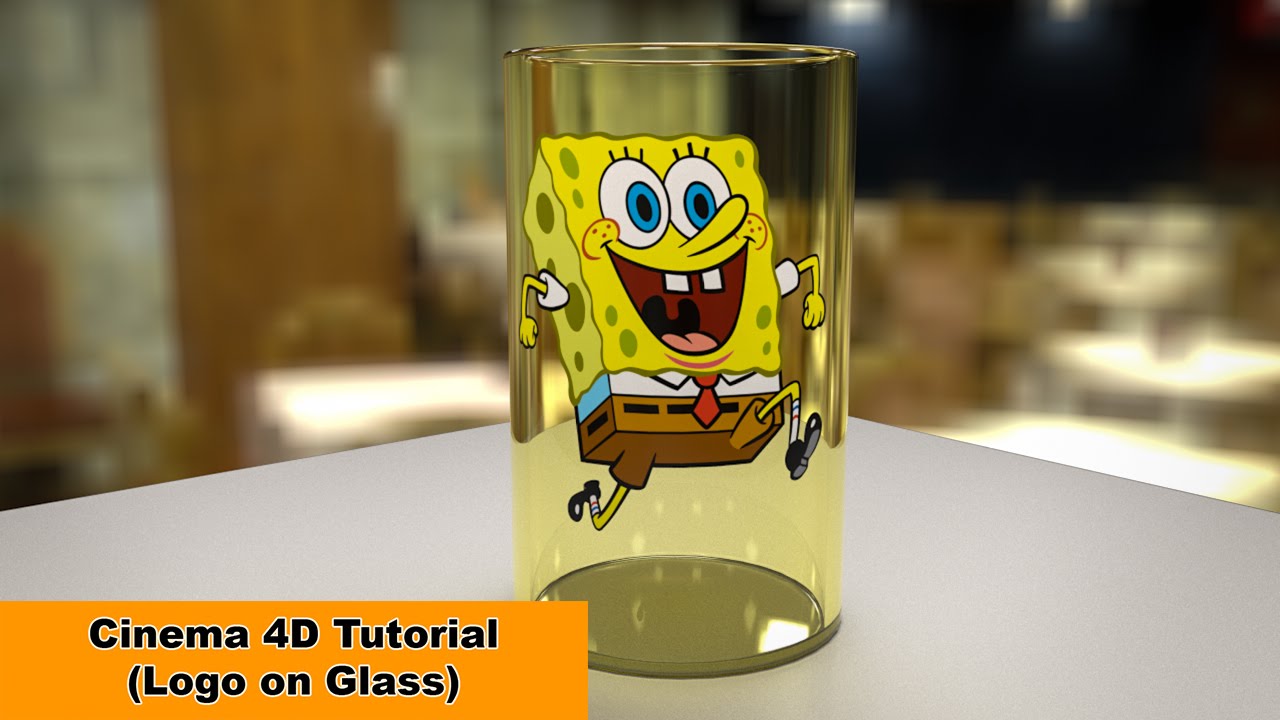 Logo on Glass (Cinema 4D Tutorial)