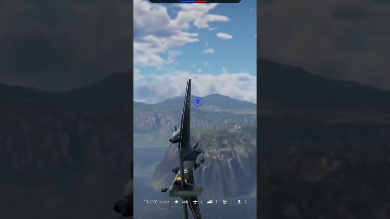 shooting down a small plane in the Ju 87 G-2 stuka