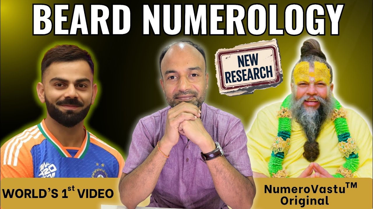 BEARD NUMEROLOGY - World's 1st Video | NumeroVastu's Original Research work | Nitin Gupta