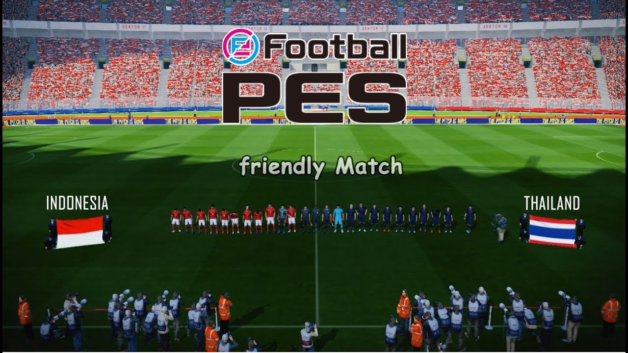 Indonesia vs Thailand! Misi mengalahkan juara AFF | Game Pes 2017 Pc Patch 2022 HD