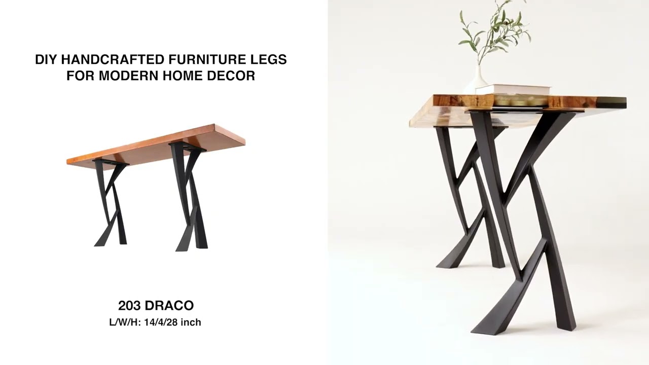 DIY Handcrafted Furniture Legs for Modern Home Decor