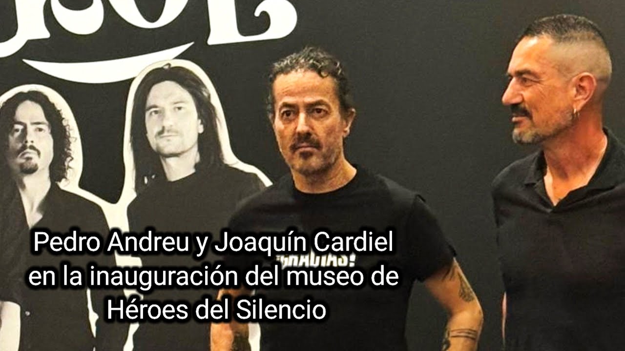 Pedro Andreu y Joaquín Cardiel descubren el museo Héroes, fans y rock&roll. Héroes del silencio 