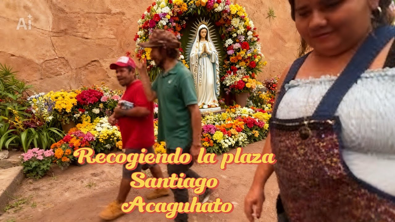 ASÍ FUE FIESTA dela VIJEN 🙏SANTIAGO DE ACAGUATO 🥳 RECORIENDO plaza  lleno total 