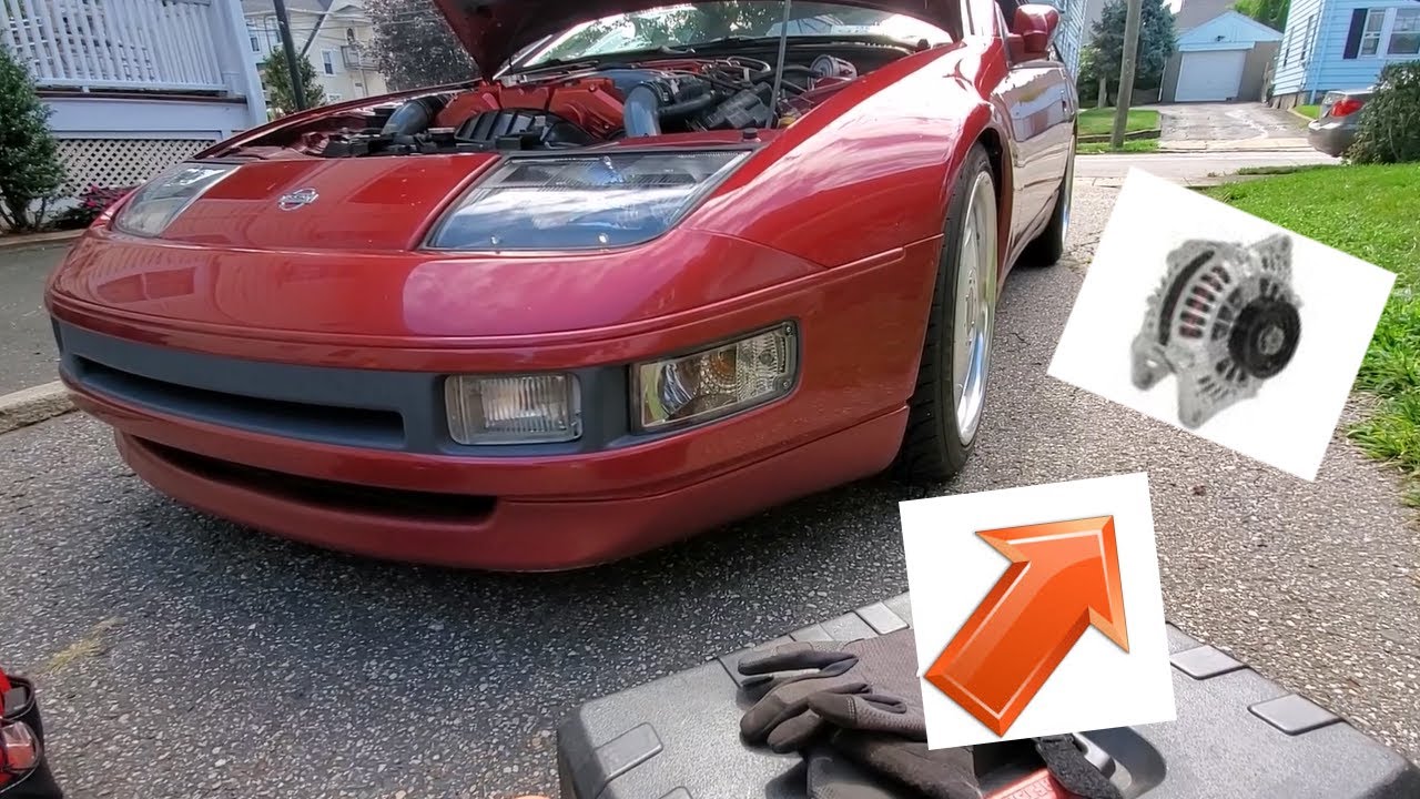 The Best Guide to Diagnose/ Replace an Alternator on a Nissan 300zx in 15 minutes!