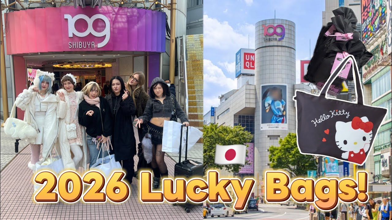 2026 Fukubukuro! Shibuya 109 and Harajuku Laforet Shopping + Haul ✨