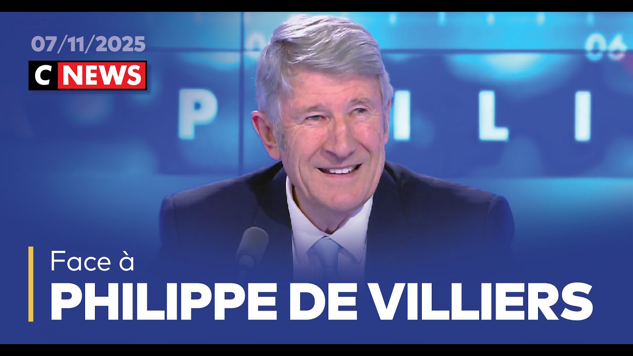 Face à Philippe de Villiers / 7 novembre 2025 (CNews)