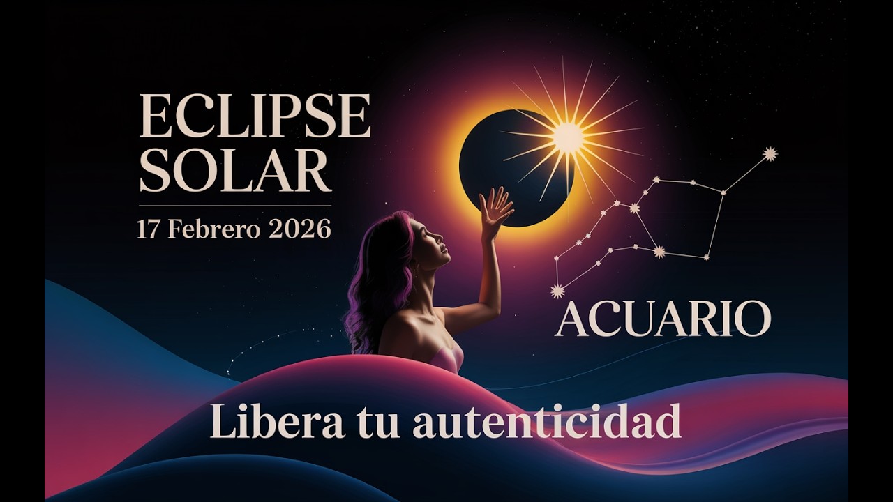Eclipse Solar Acuario: Libera Tu Autenticidad | Febrero 2026
