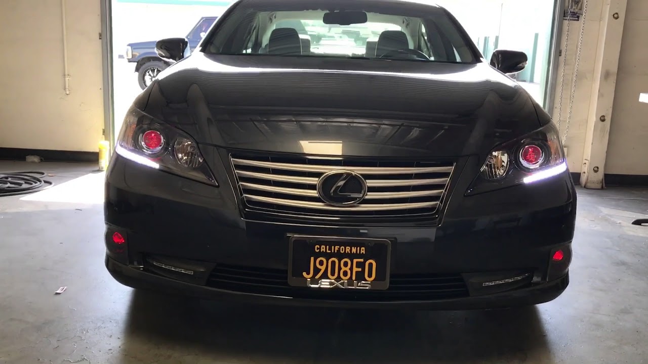 07-12 Lexus ES350 Mini D2S v4.0/Matchbox Retrofit, RGBW Multi-color Demon Eyes w/Animated Show Mode