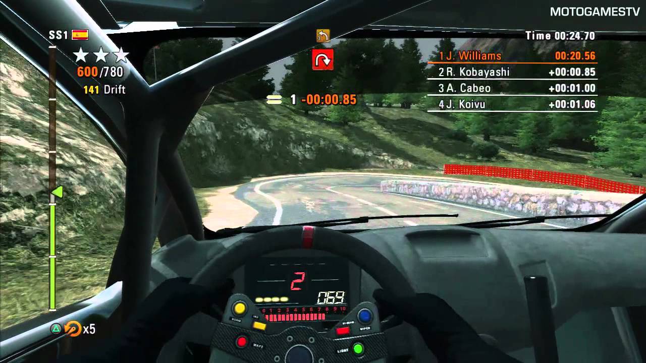 WRC 3 PS3 Demo - Road To Glory - Spain Single Stage Event