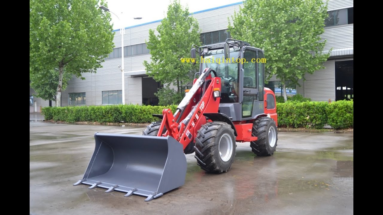 New Small Loader HQ280 with CE, Euro 5 or EPA 4 engine -HaiqinTop Machinery  wheel loader