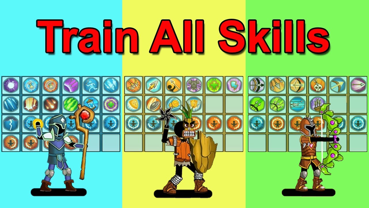 The archers 2_Train all skills (Wizard, Thrower, Archer)