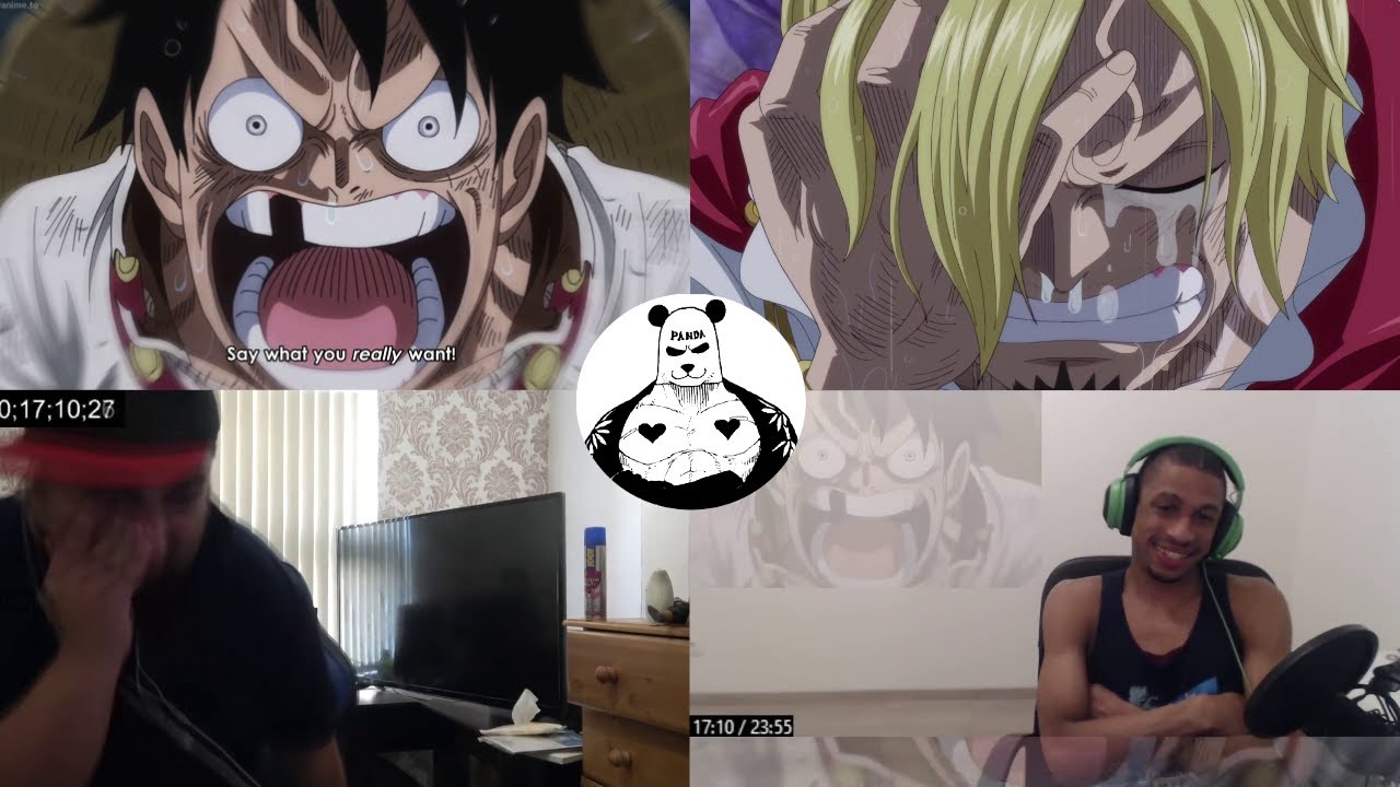 Sanji Finally Comes Back reaction mashup - one piece