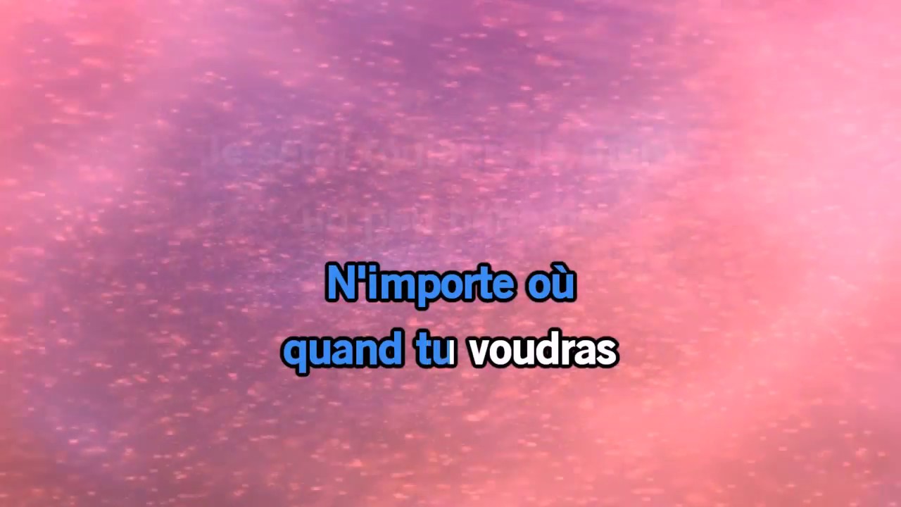 Karaoké Je serai (ta meilleure amie) - Lorie *