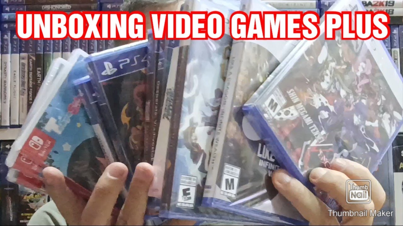 Unboxing Video Games Plus.