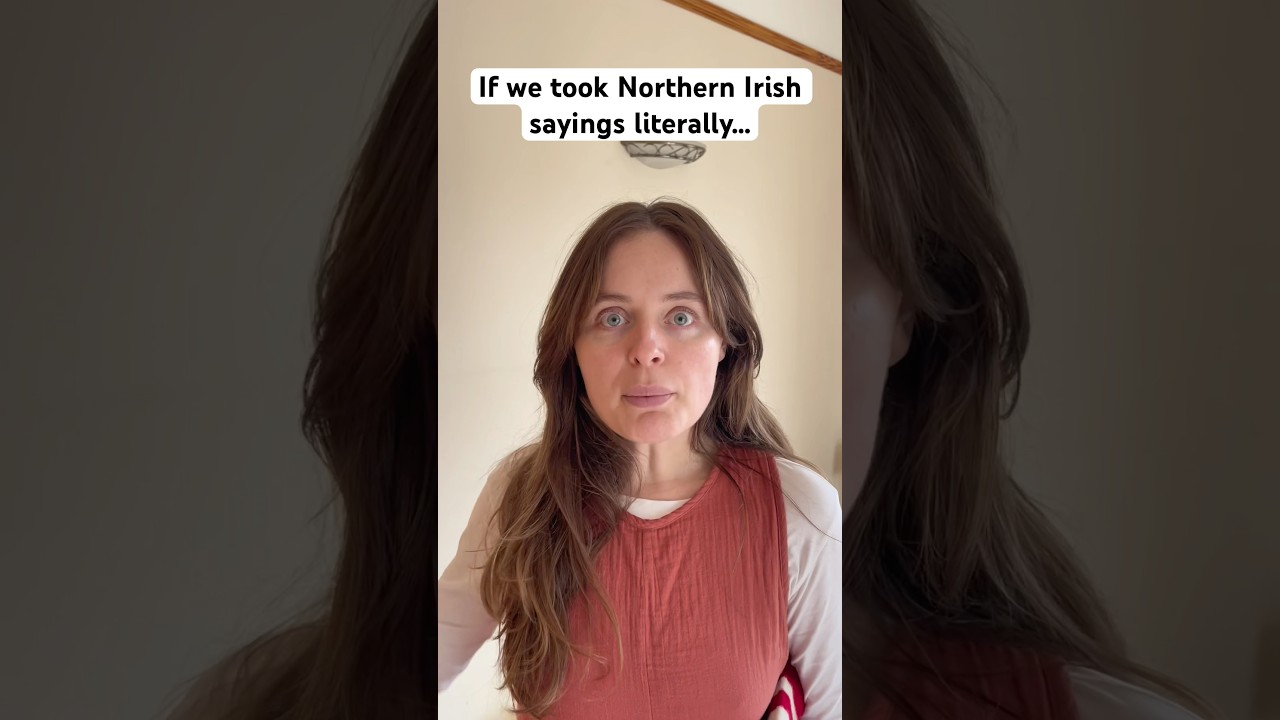 Если воспринимать североирландские поговорки буквально 🤣 #northernireland #northernirish