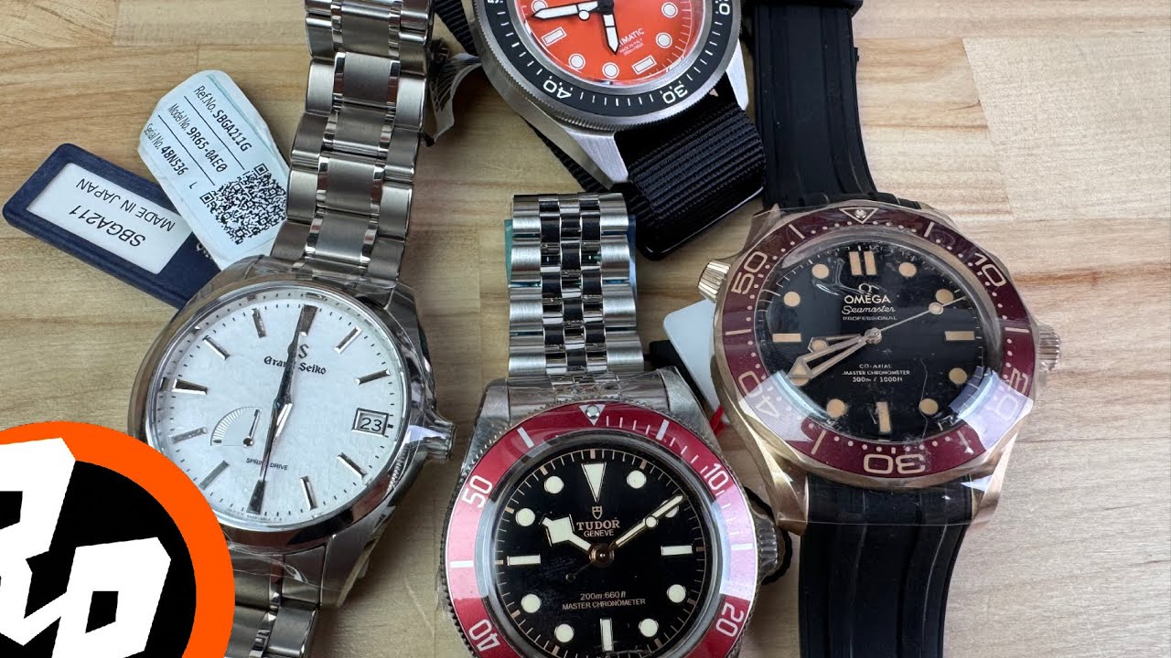 Распаковка Unimatic, Grand Seiko, Omega и Tudor (изысканные часы)