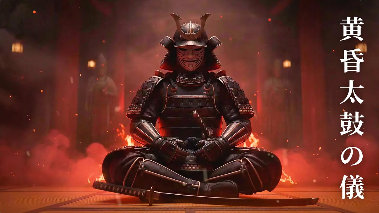 黄昏太鼓の儀 (Tasogare Taiko no Gi) | Twilight Taiko Rituals 🥁 Japanese Samurai Drum Ambient