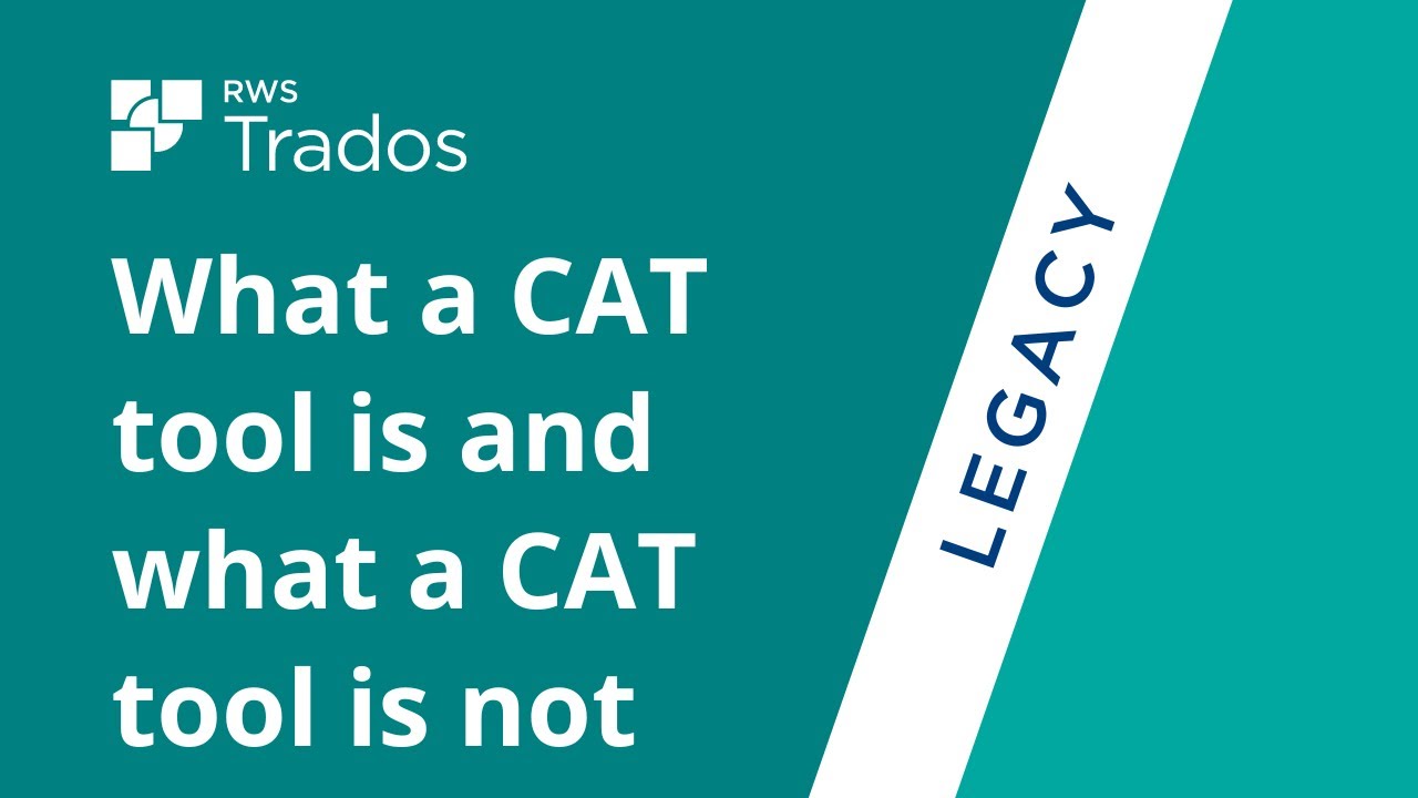 What a CAT tool is and what a CAT tool is not