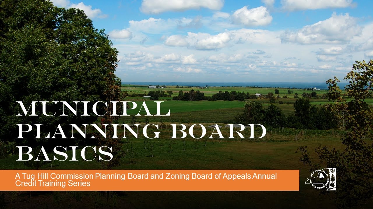Municipal Planning Board Basics