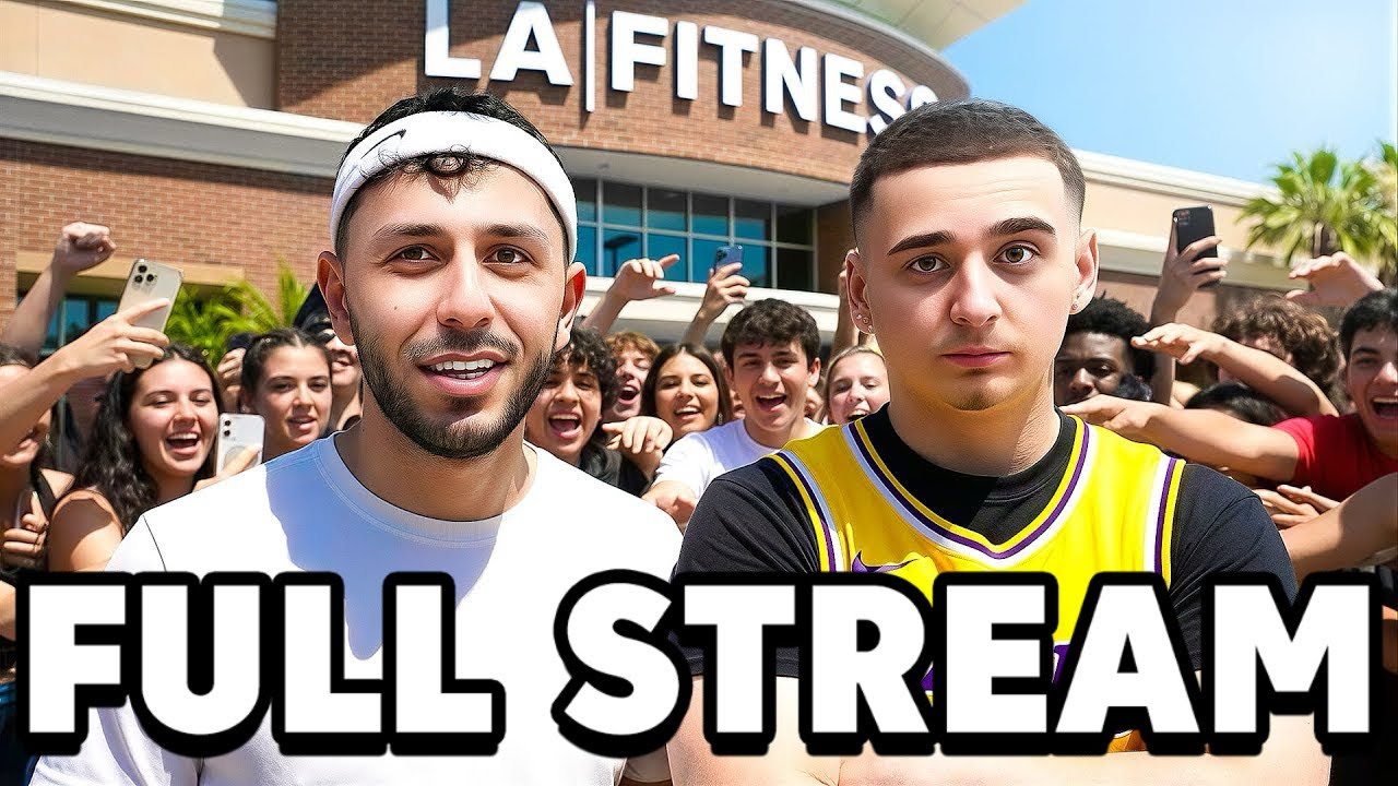 Brawadis and I Completely Take Over LA Fitness! | FULL STREAM